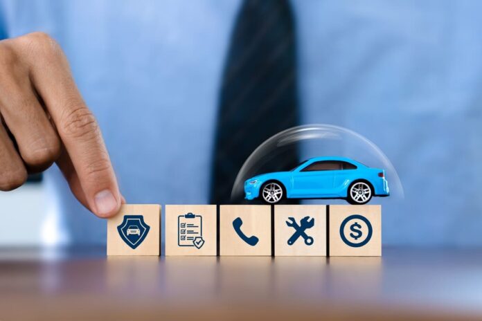 Kaskokindlustus ühels kuuks - pisike mudelauto kaitsva mulli sees