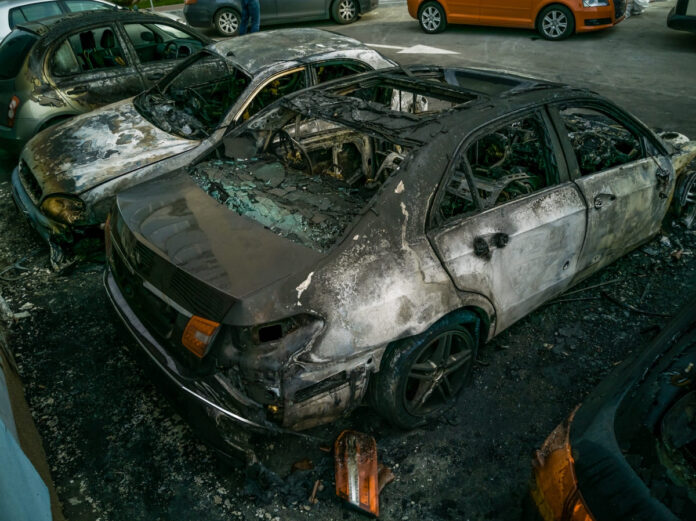 Kasko lisakaitse täishävingule - põlenud sõiduk